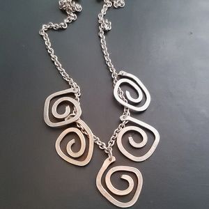 Infinity Open Spiral necklace
